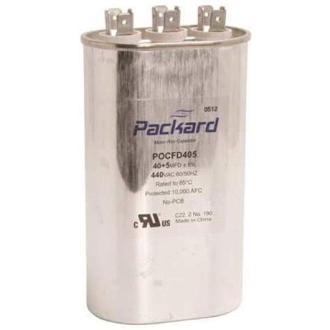 Packard Titan 440 370 Volt 40 5 MFD Oval Pro Run Capacitor TOCFD405