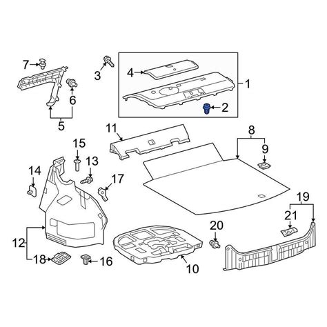 Visual Guide Body Parts Diagram For The 2011 Toyota Camry