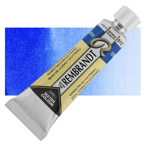 Rembrandt Artist Watercolors Cobalt Blue Ultramarine 10 Ml Tube