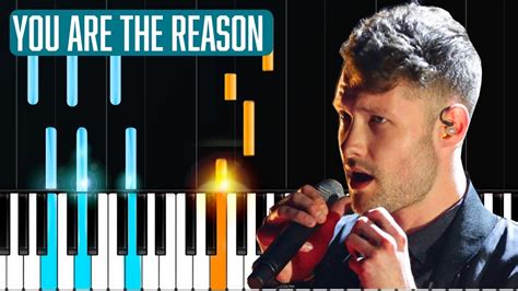 Calum Scott You Are The Reason Piano Tutorial Chords How To