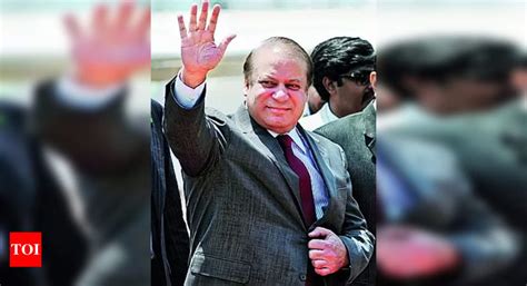 Pak Law To Pave Way For Nawaz Sharif S Poll Return Times Of India