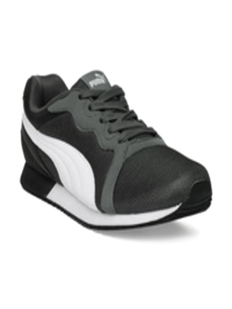 Buy Puma Men Grey And Black Pacer Idp Sneakers Casual Shoes For Men 6816803 Myntra