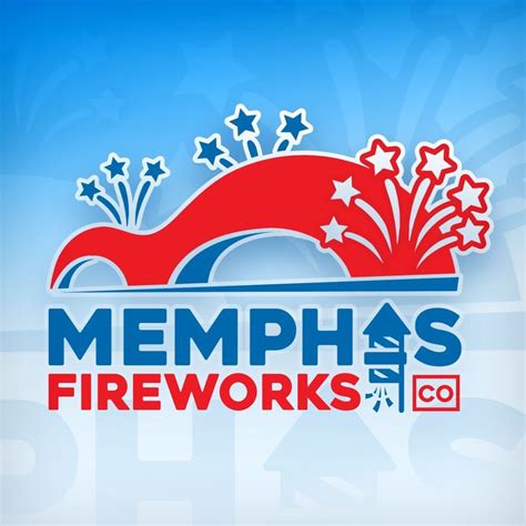 Memphis Fireworks Concept Design with Iconic Bridge