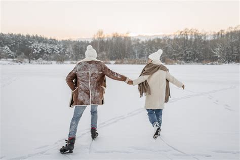 A Couple Ice Skating · Free Stock Photo