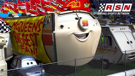 Lightning Mcqueen S Biggest Fans Racing Sports Network By Disney