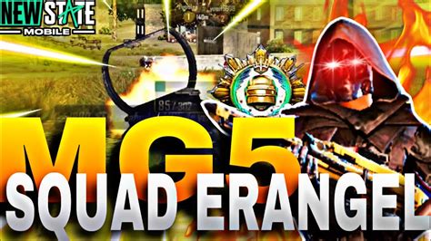 Erangel Mg Gameplay One Man Squad Pubg New State Mobile Youtube