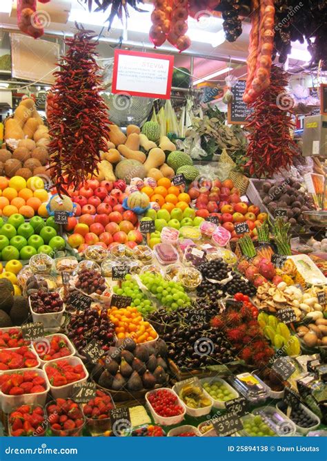 Fresh Produce at a Market editorial stock photo. Image of nutrition