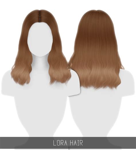 Lora Hair Ombres Simpliciaty In Sims Sims Hair Sims