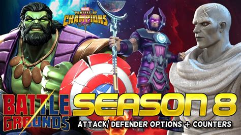 Battlegrounds Season 8 Nodes Attack And Defence Options Counters And More Marvel