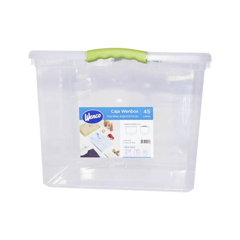 Caja Organizadora Lts Wenbox Transparente Garage Impo