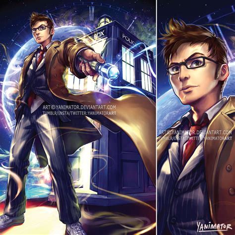 Doctor Who 10th Doctor David Tennant By Yanimator On Deviantart