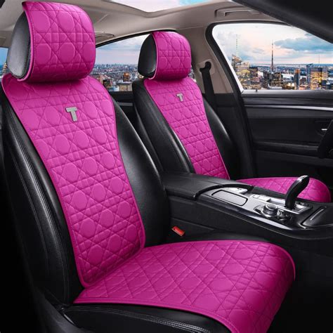 Amazon Carscover Real Pink Black Seat Covers For Auto Truck Car