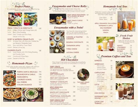 Mary Grace Menu Philippines (2023) — Philippine Menus