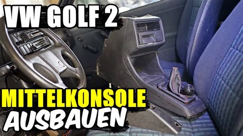 Vw Golf Mittelkonsole Ausbauen Tutorial Anleitung Youtube