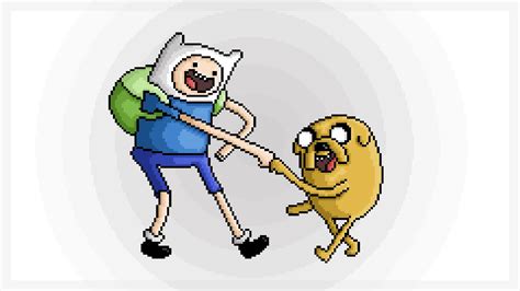 Finn E Jake Hora De Aventura Pixel Art YouTube