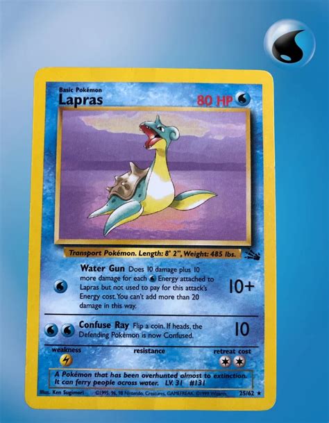 Lapras Fossil Mp Tcg Coleccionistas