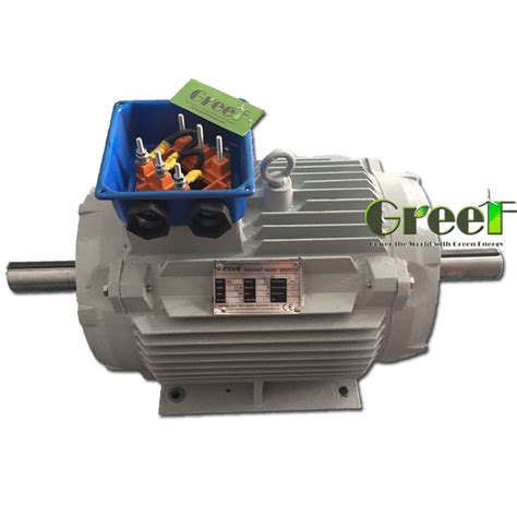 12kw 3phase 380v Low Rpm Low Torque Brushless Permanent Magnet Generator China Permanent