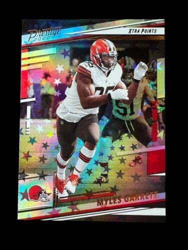 Panini Prestige Xtra Points Astral Myles Garrett Cleveland