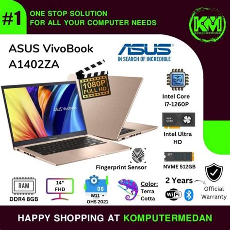 Jual Asus Vivobook A Za Vips I P Gb Gb Ssd Fhd Di