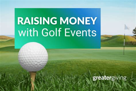 Raising Money With Golf Event Tournaments