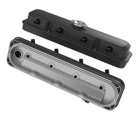 Holley Pc Ls Pontiac Style Valve Covers Satin Black Finish