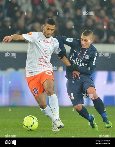 Montpellier S Younes Belhanda During The French First League Soccer