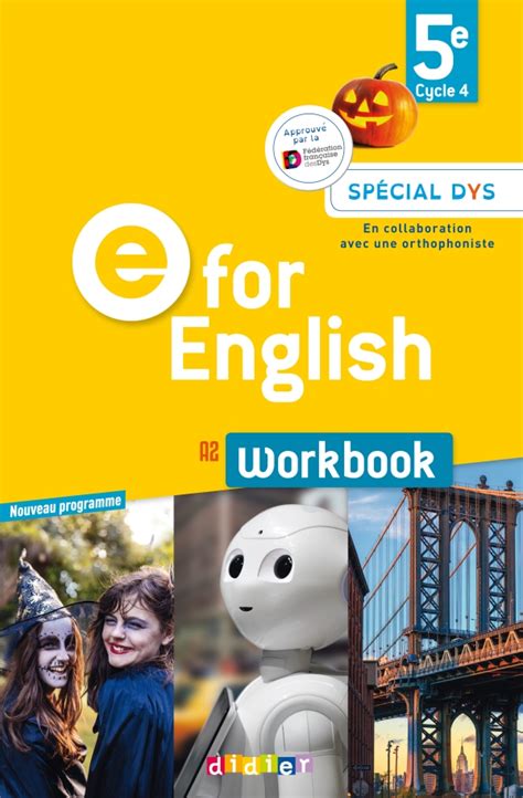 E For English E D Workbook Sp Cial Dys Version Papier