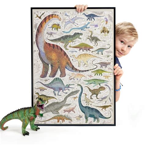 Czuczu PuzzLove Układanka Dinozaury 500 Elementów Puzzle Edukacyjne