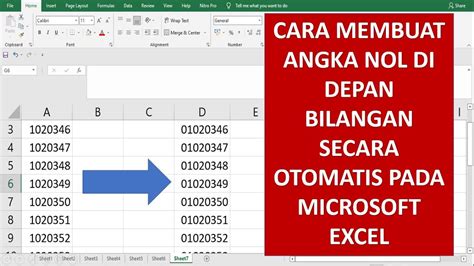 Cara Menambahkan Angka Nol Di Excel Nalar Berita