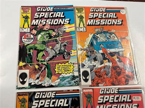 4 Gi Joe Special Missions Marvel Comic Books 1 3 4 5 Thor Hulk X Men