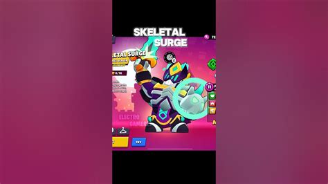 New Skeletal Surge Skin Sneak Peek Shorts Brawlstars Youtube