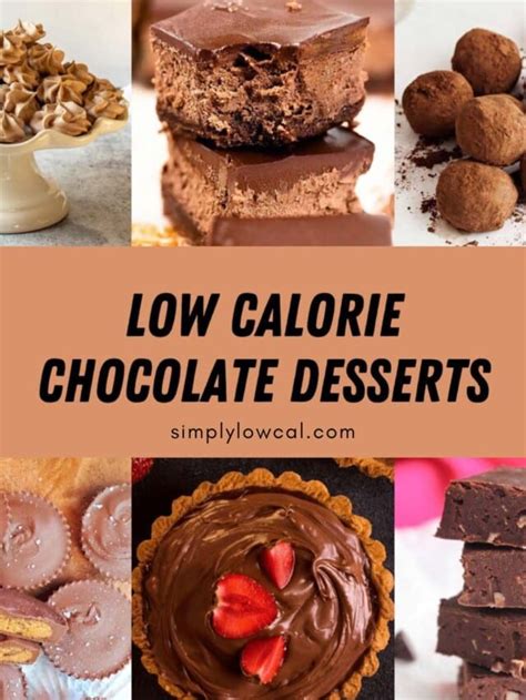 Low Calorie Chocolate Desserts Story Simply Low Cal