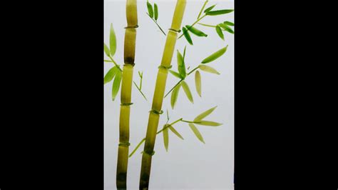 Diy Easy Bamboo Painting How To Paint Bamboo Easy Wall Painting Diy