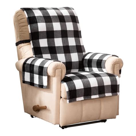 Gracie Oaks Buffalo Check Recliner Wing Slipcover Wayfair