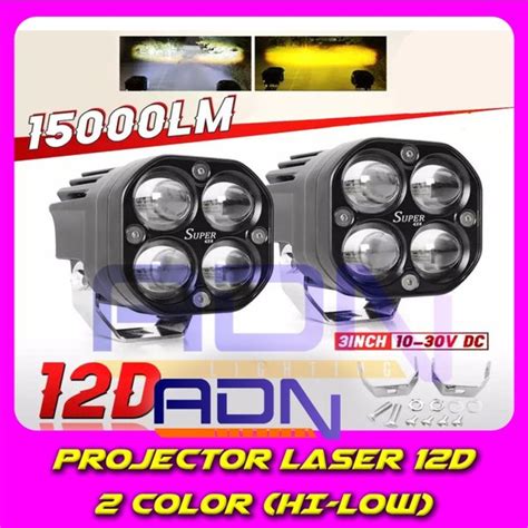 Jual Lampu Led Laser D X Projector Hi Lo Inch Sorot Tembak Chip