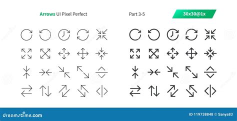 Arrows UI Pixel Perfect Well Crafted Vector Thin Line And Solid Icons