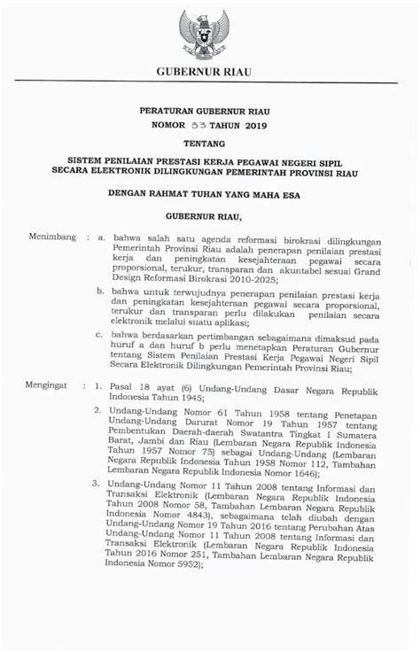 Pdf Bkd Riau Go Id Bab Penilaian Prestasi Kerja Pasal