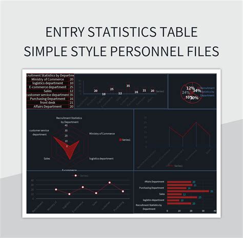 Free Entry Statistics Table Simple Style Templates For Google Sheets