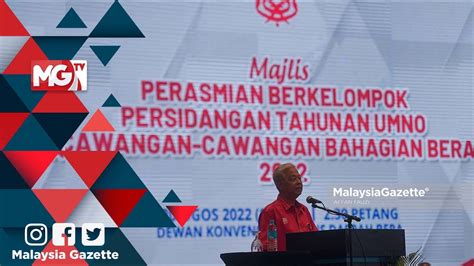 MGNews Saya Tak Berebut Rebut Jawatan Dalam Parti Ismail Sabri