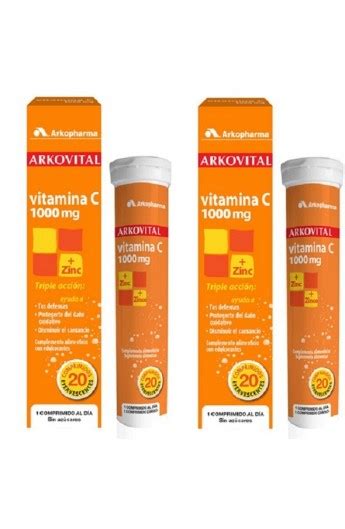 Arkovital Vitamina C Mg Zinc Comp Eferves Comp