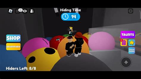 Roblox Mega Hide And Seek Hiding From The Seeker In The Most