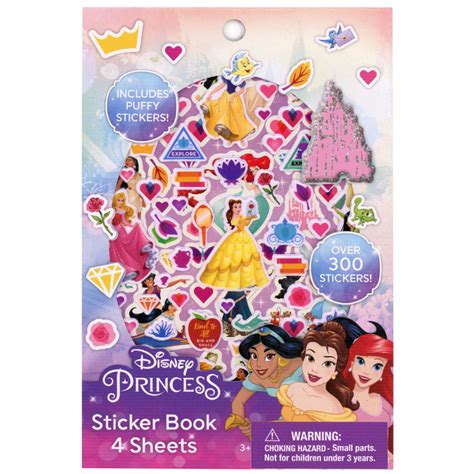 Disney Princess Sticker Pack With 300 Stickers Toys Casey S Toys