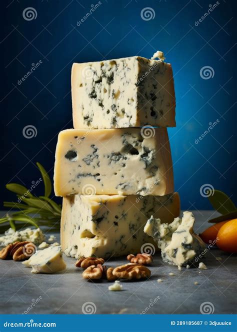 Roquefort Cheese And Fungi Penicillium Roqueforti, Used In Its ...