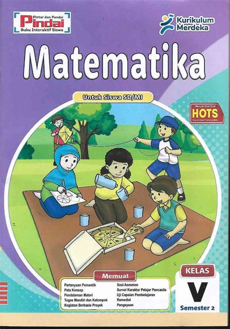 Jual Buku Lks Matematika Kelas 5 Sd Mi Kurikulum Merdeka Semester 2 Di