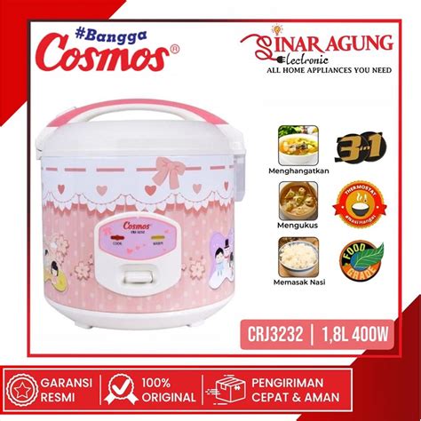 Jual COD COSMOS RICE COOKER MAGIC CRJ3232 CRJ 3232 CRJ 3232