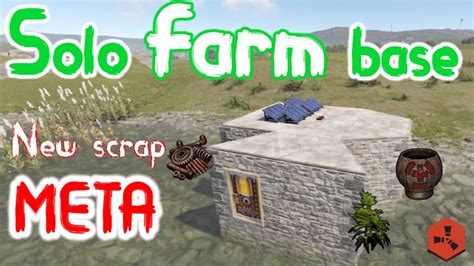 This Is The Best Solo Farm Base In Rust Youtube