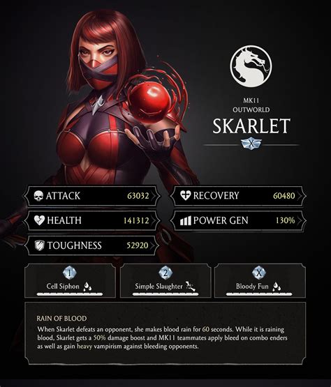 Mortal Kombat 11 Skarlet Enters MK Mobile Mortal Kombat Online