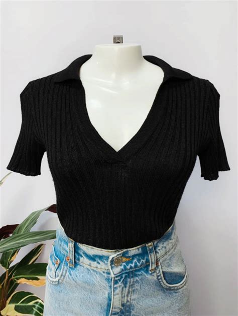 BLUSINHA GOLA TRICOT M Comprar em I Need Brechó