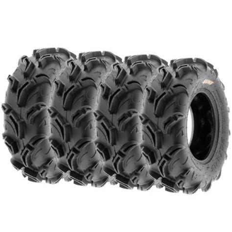 Set 4 SunF ATV UTV Tires 26x9 12 26x9x12 6PR M T Mud Tire All Terrain