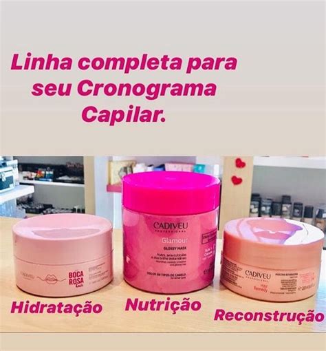 𝑀𝒾𝓇 𝒞𝑜𝓈𝓂𝑒𝓉𝒾𝒸𝑜𝓈 𝐸 𝒫𝑒𝓇𝒻𝓊𝓂𝑒𝓈 no Instagram Cronograma Capilar